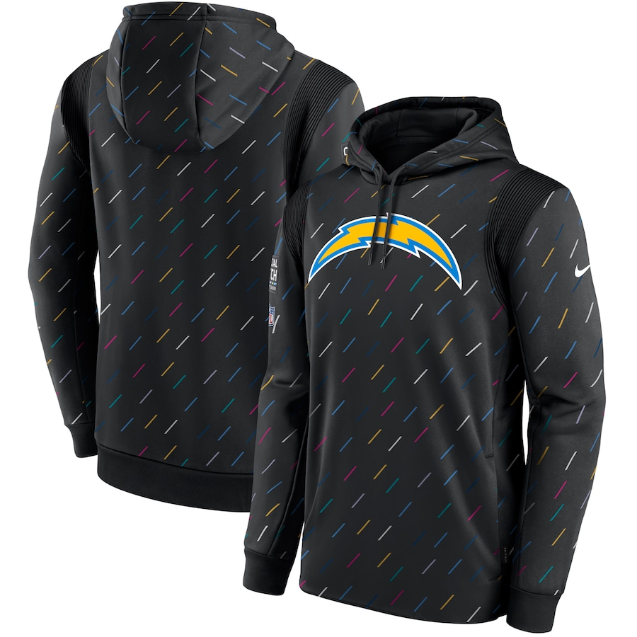 Women NFL Los Angeles Chargers 2025 Nike black hoodie->los angeles chargers->NFL Jersey